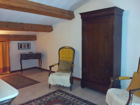 Séjour mezzanine — Gîte Les Cades